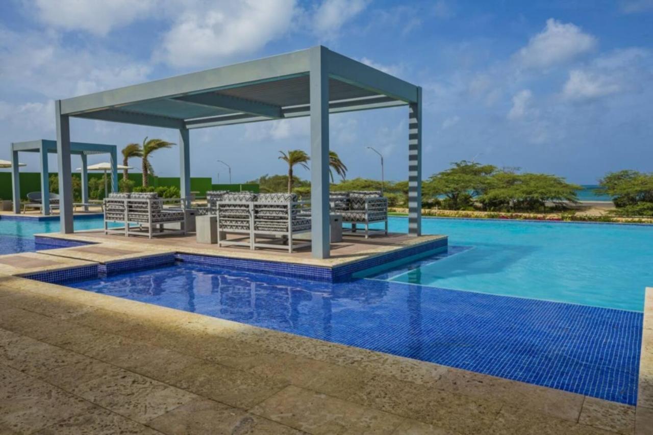 Breath Taking Beach Front Views Condo Eagle Beach Palm Beach Eksteriør bilde