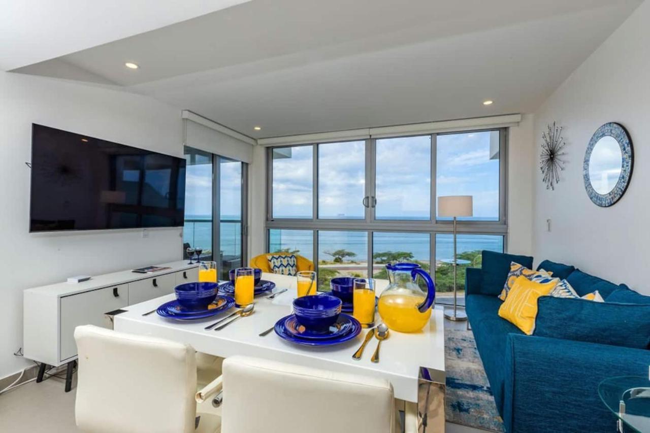 Breath Taking Beach Front Views Condo Eagle Beach Palm Beach Eksteriør bilde