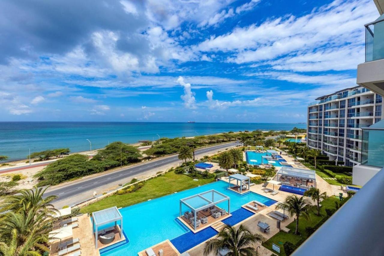 Breath Taking Beach Front Views Condo Eagle Beach Palm Beach Eksteriør bilde