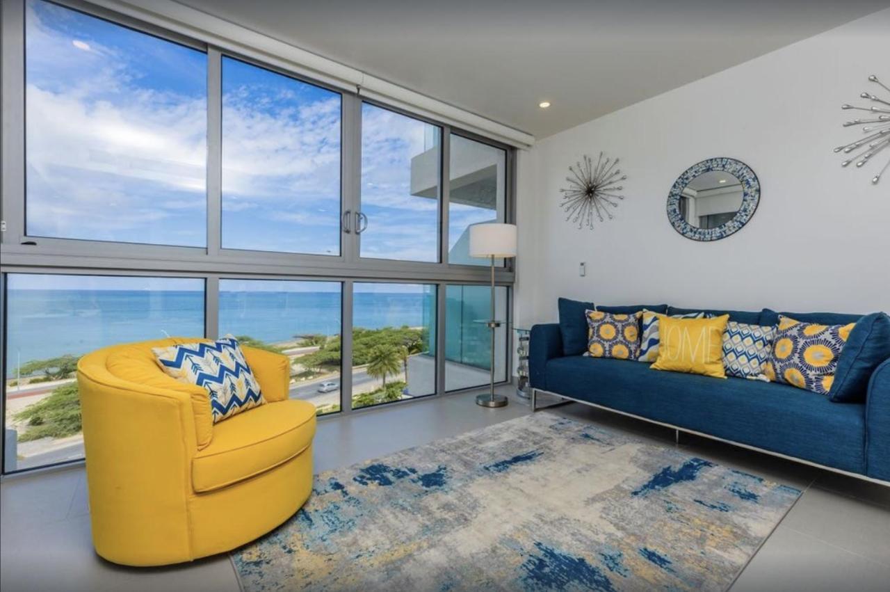 Breath Taking Beach Front Views Condo Eagle Beach Palm Beach Eksteriør bilde